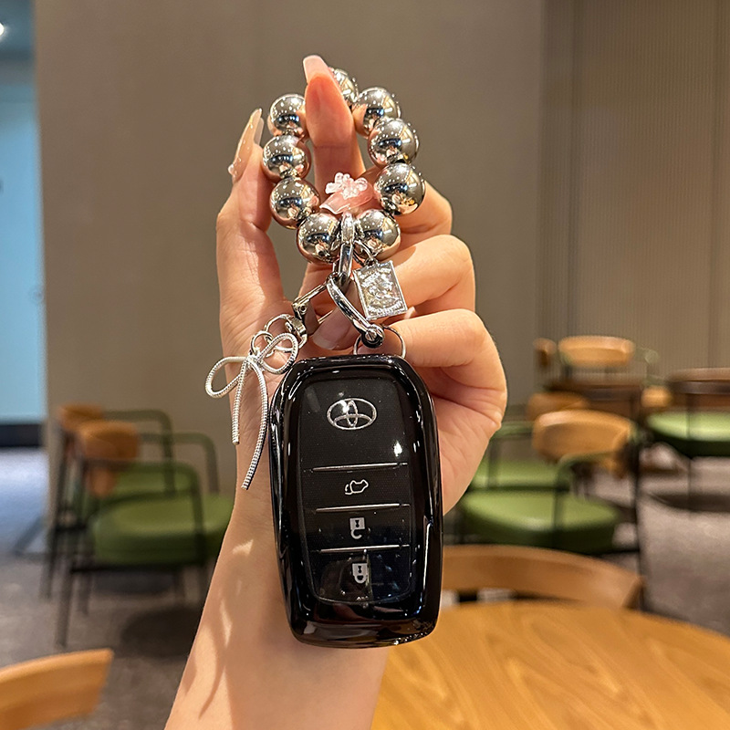 适用丰田酷路泽钥匙套威飒凌放bz3兰德酷路泽lc300锋兰达汽车壳扣