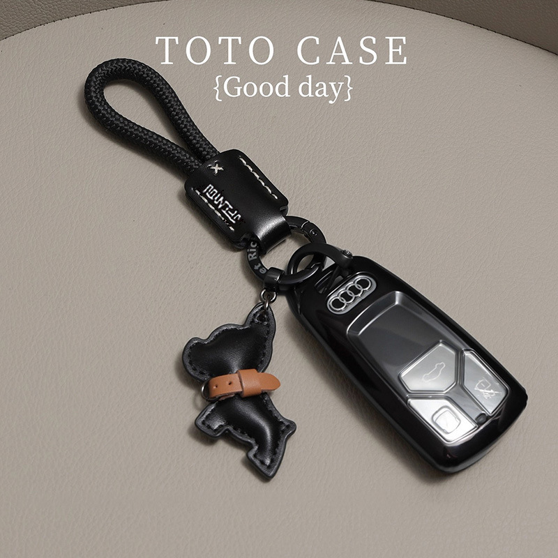 专用奥迪a6l钥匙套a3l车a7l新q4etron男q7女士a8壳q6扣包2025款25