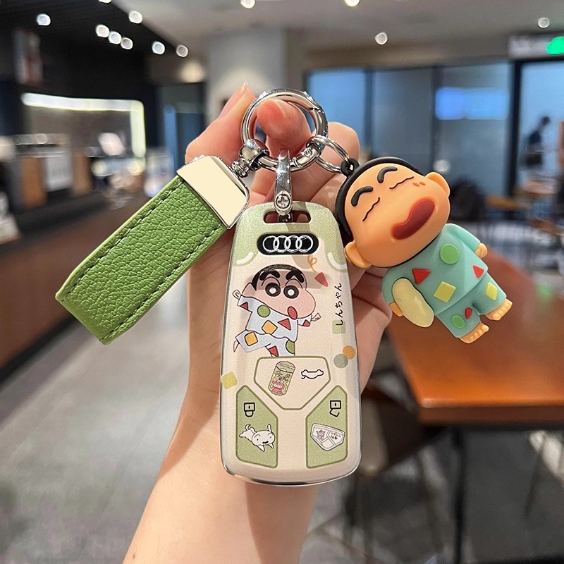 适用奥迪q5l钥匙套a6l a4l壳q7扣a5 a3 q3 q2l a3l女a7l包q8新a7