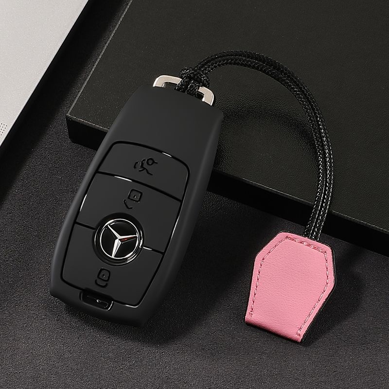 适用奔驰新款C260l钥匙套E300L扣GLC包S500L壳C200车S级E级A级女