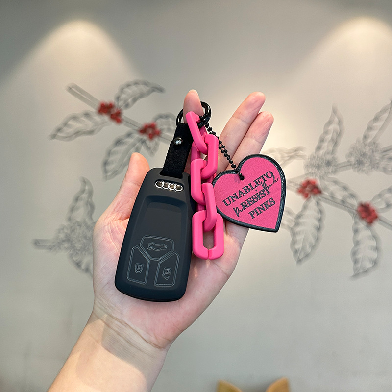 奥迪a4l钥匙套a6l/q5l/q3/a3l/a5/q2l/a7l/a8/q4etron/s4汽车专用