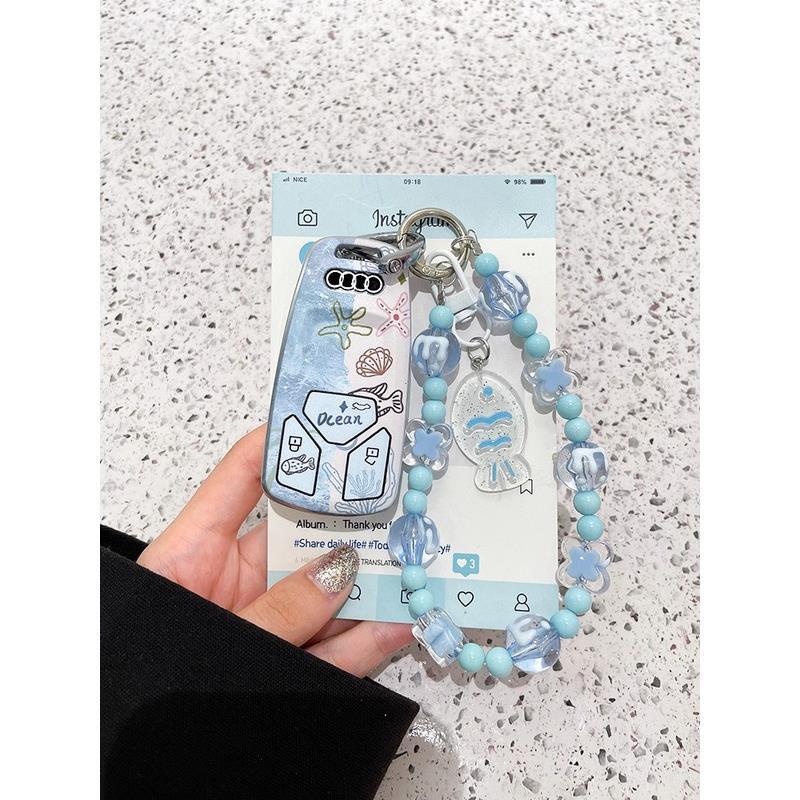 适用奥迪A6L钥匙套24款A3车A7Q7女士A8壳2025新款q4etron扣Q8包Q6