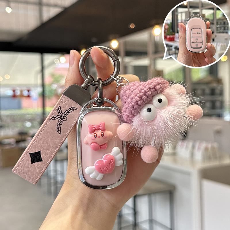 适用2023款本田CRV钥匙套HRV新款扣23年皓影锁匙车内装饰用品大全