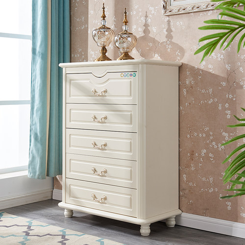 美式五斗柜实木抽屉烤漆大容量
