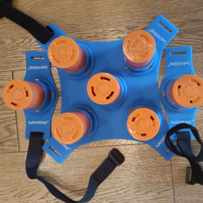 梅花艾灸工具七连罐