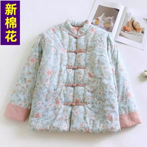 100%新疆长绒棉填充纯棉手工棉衣