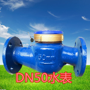 大口径家用民用工业厂用法兰式旋翼式南瓜式可拆式水平式数字水表