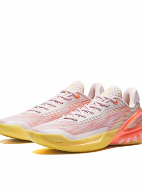 安踏瞬息3篮球鞋碳板液态橡胶支撑缓震912531110Q-7水蜜桃安徽xc