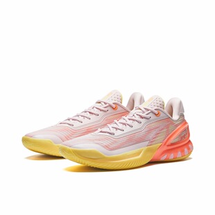 安踏瞬息3篮球鞋碳板液态橡胶支撑缓震912531110Q-7水蜜桃安徽xc