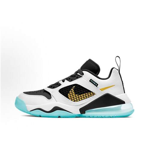 Jordan Mars 270 Low 合成革 网布 低帮 儿童 黑白蓝CK2504-101