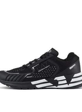 阿玛尼 EA7 网眼系带 黑色/白色/印花X8X094XK2391A120济南ls