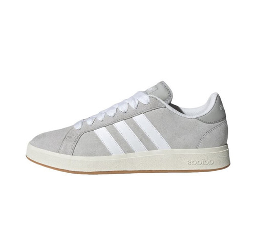 adidas GRAND COURT BASE 00s休闲麂皮板鞋女浅灰IH6185湖南K2仓
