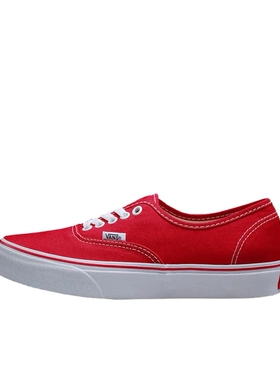 Vans/范斯 Authentic 潮流  复古 板鞋 红色 VN000EE3RED济南ls