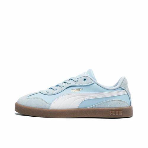PUMA彪马 人造革牛剖层革 清新系带圆头 低帮 德训鞋404476-06