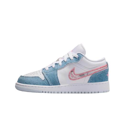 Jordan Air Jordan 1 防滑耐磨 低帮 儿童篮球鞋 HQ2001-400