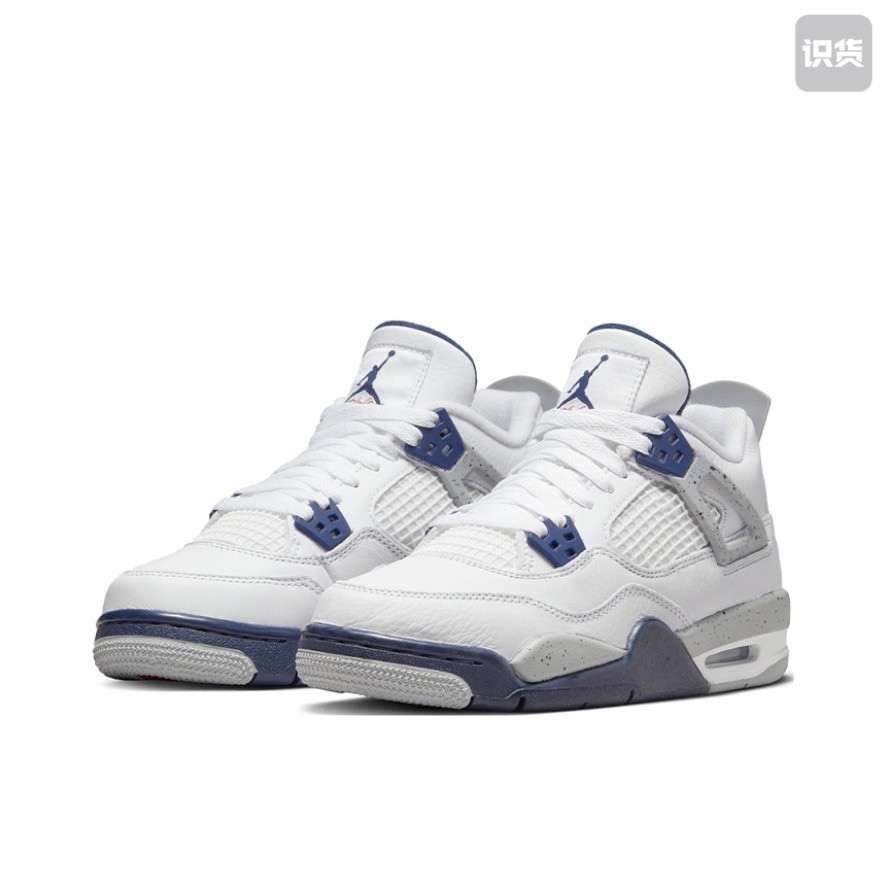 JORDAN Air Jordan 4 AJ4白蓝午夜蓝复古篮球408452舟山ymy仓