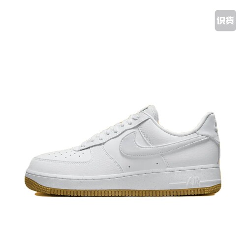 耐克Air Force 1女鞋白黄AF1空军低帮板鞋FN6326-100