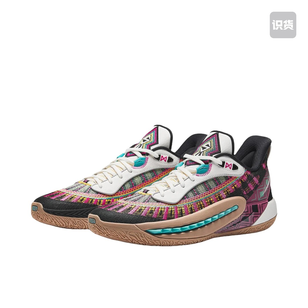 安踏狂潮6 Pro氮科技篮球鞋男低帮耐磨防滑支撑112431111-4广东FX