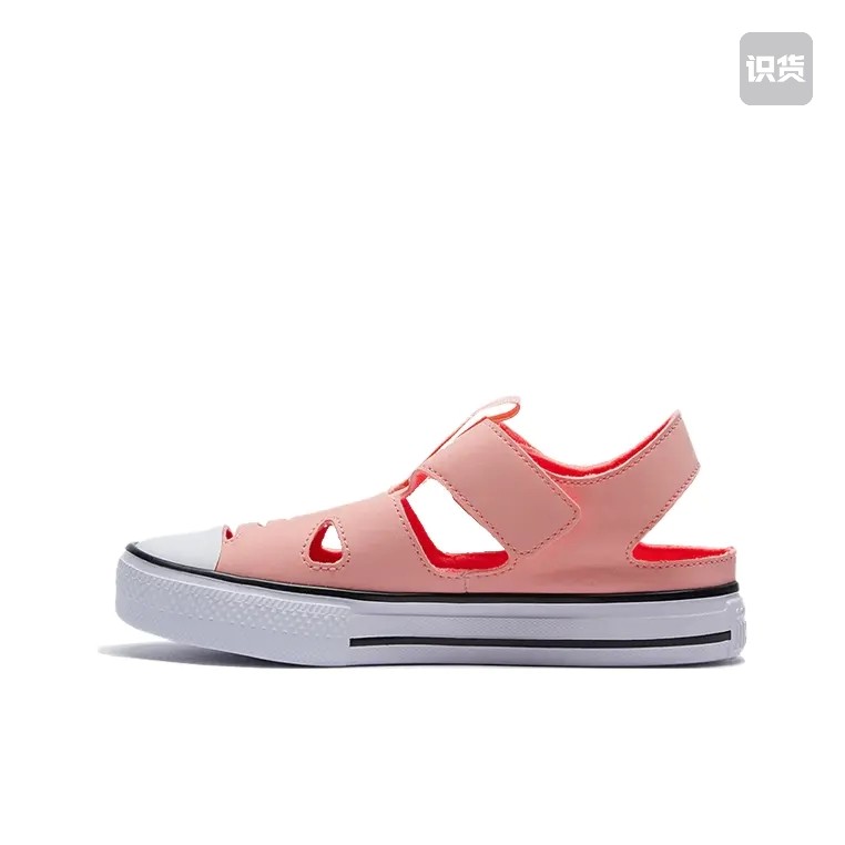 Converse/匡威 Chuck Taylor  粉白/魔术贴 664452C济南ls,运动鞋new,童鞋/青少年鞋,淘宝优惠券,粉丝福利购,淘宝优惠卷