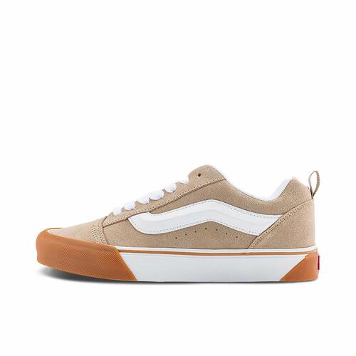 Vans Knu Skool 舒适 耐磨 低帮 板鞋 男女同款 米白VN0009QCBEI