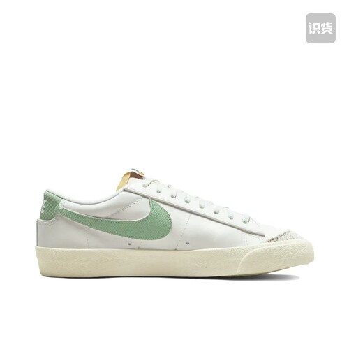 Nike Blazer 板鞋 经典复古防滑舒适百搭 低帮/白色/浅绿温州qz