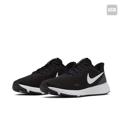 Nike Revolution 5 碳板 织物 跑鞋 女款/黑色BQ3207-002