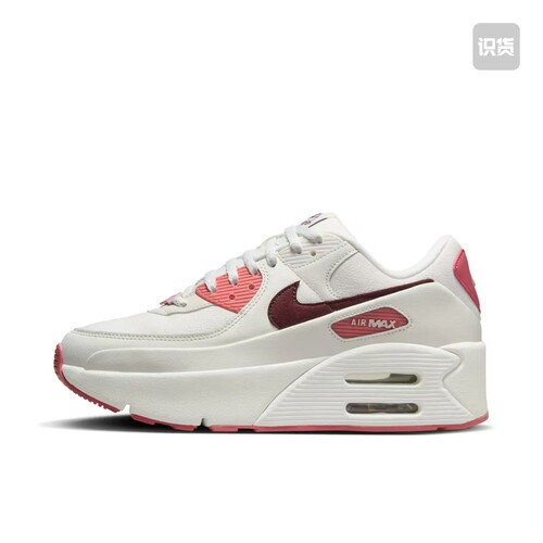 Nike Air Max 90 跑鞋 气垫合成革缓震透气复古增高FZ5164-133