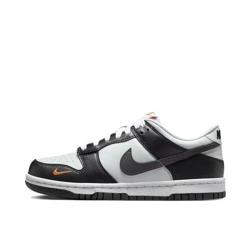 Nike Dunk 板鞋 经典复古百搭 GS/黑灰橙色 FN7784-001