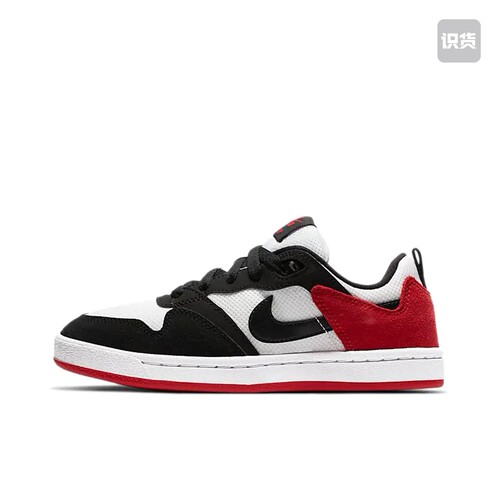 Nike SB Alleyoop 滑板鞋 板鞋 白黑/大学红CJ0882-102济南ls