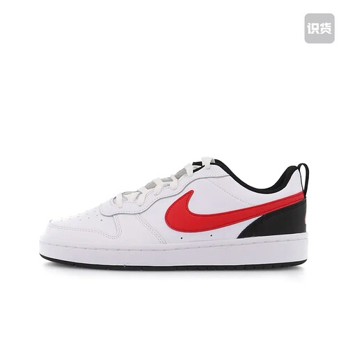 Nike Court Borough 2 板鞋 GS/白色BQ5448-110
