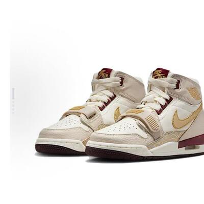AirJordan Legacy 312魔术贴运动休闲鞋蛇年限定米黄红IB4914-161