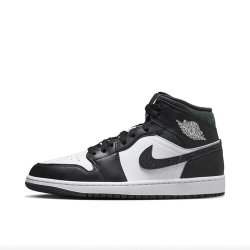 Jordan 1 Mid SE  Panda Elephant  皮革 舒适 FB9911-001