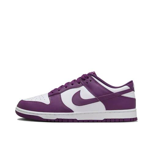 Nike Dunk 板鞋 防滑耐磨复古运动轻便绑带 白色/紫色DV0833-107