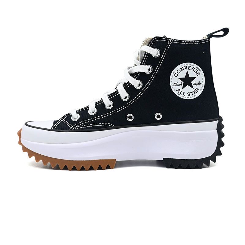 匡威Converse Run Star Hike厚底增高高帮帆布鞋166800C 湖南NG仓