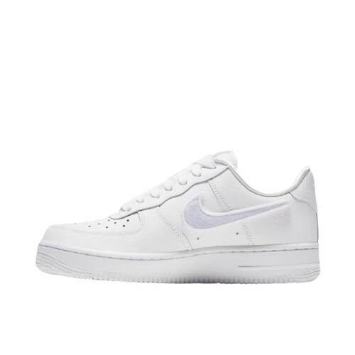 Nike Air Force 1 换钩 魔术贴 包裹性轻便 低帮板鞋女AQ3621-111