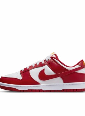 Nike Dunk 板鞋 经典复古百搭 白色/红色 DD1391-602 合肥WG仓
