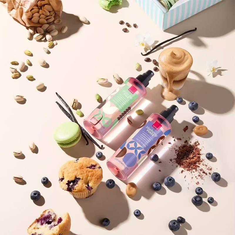 雅芳香水蓝莓香水奶油咖啡香草味