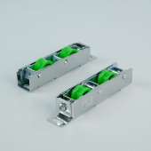 断桥铝70滑轮铝合金门窗滑轮推拉尼龙轮子断桥铝双轮全钢碳钢轴承