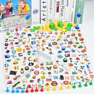 侦探小玩家找图儿童提高专注力注意力训练玩具亲子互动趣味游戏