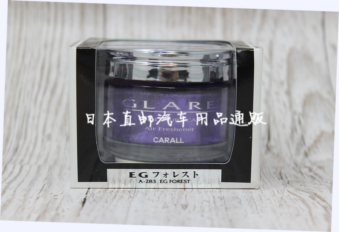 日本CARALL车载香水汽车用香薰车上持久淡香氛车内固体香膏摆件