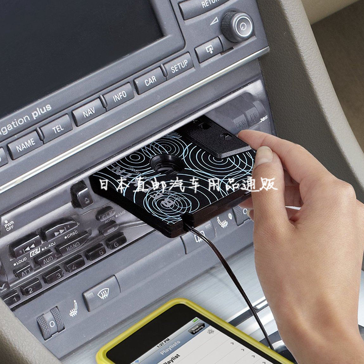 日本车载磁带MP3汽车卡带播放器转MP3音频转换机3.5mm手机AUX接口