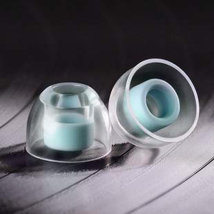 威泽LT100 双层液态硅胶耳机套入耳式耳帽降噪隔音通用耳塞套