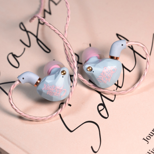 高解析HIFI耳机挂耳式 威泽OS1BEAT入耳式 游戏电竞有线 克拉色