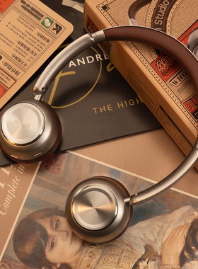 【美拉德】威泽复古无线蓝牙耳机头戴式耳麦美式穿搭电竞运动小头