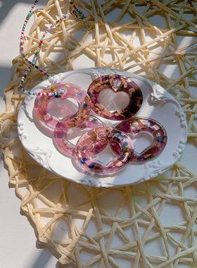 紫色项链琉璃项链吊坠彩色串珠项链y2k中古项链女高级感配饰小众