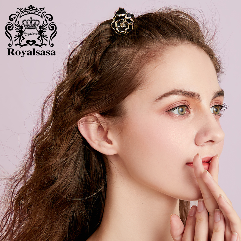 皇家莎莎盘头小号刘海女士发饰