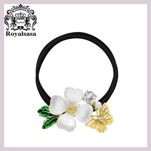 花朵发圈皮筋女扎头发简约气质