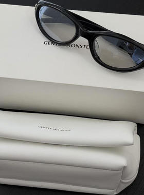 GM黑色方圆墨镜有盒