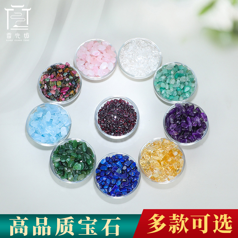 曼扎宝石上乘白水晶佛塔八供