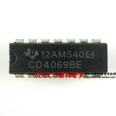 〖全新原装〗CD4069BE HEF4069 MC14069 CD4069UBE 集成电路芯片
